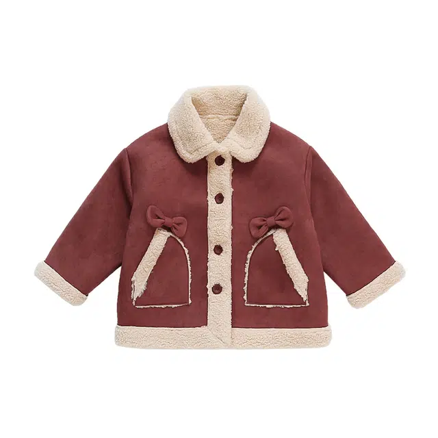 木木兔 翻领舒适亲肤开衫长袖夹克外套 图片色 青少年