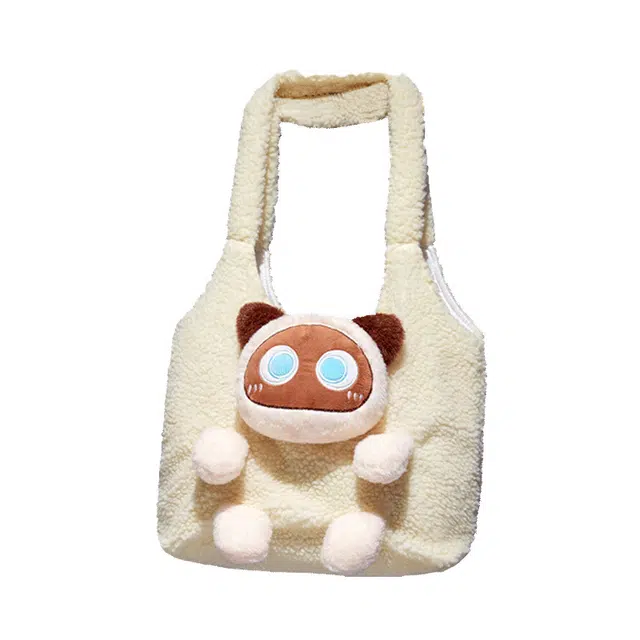 艾情草之恋 猫咪包 便携帆布包 单肩包 斜挎包 狗狗背包 可爱萌宠 玩偶周边