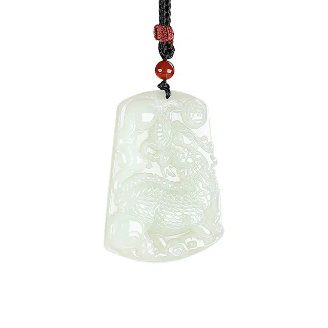 舒杰 招财进宝麒麟 和田玉 白玉 男女同款情侣款