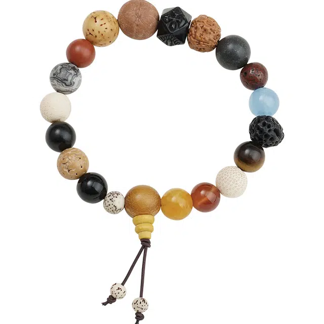 布达拉宫 新中式 金刚菩提白玉菩提菩提子/菩提籽 手串 女