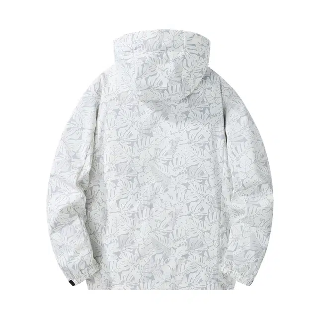 贵人鸟 户外满印宽松连帽登山服夹克外套 男女同款