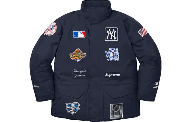 Supreme x MLB FW21 logo
