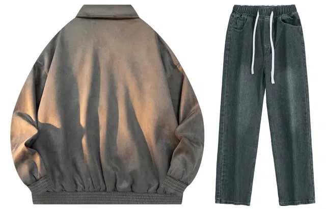 A.X.S.K Coach Jacket Set