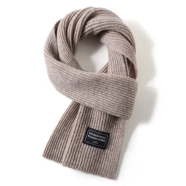 啄木鸟 冬季百搭 加厚保暖 高档礼盒装 绒线围巾 男女同款情侣款