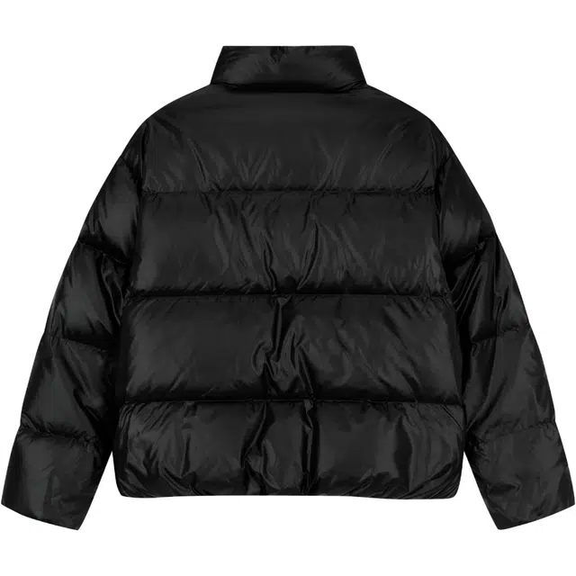 CALVIN KLEIN Jeans Short Loose Zip Cotton Jacket Black