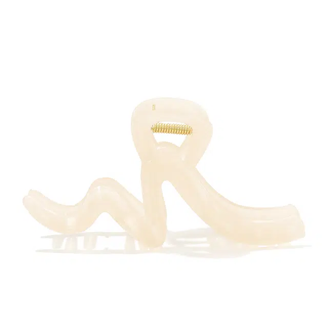 如花梦 法式复古简约发量多大号抓夹 波浪后脑勺盘发鲨鱼夹 日常通勤百搭发饰 发夹 女款