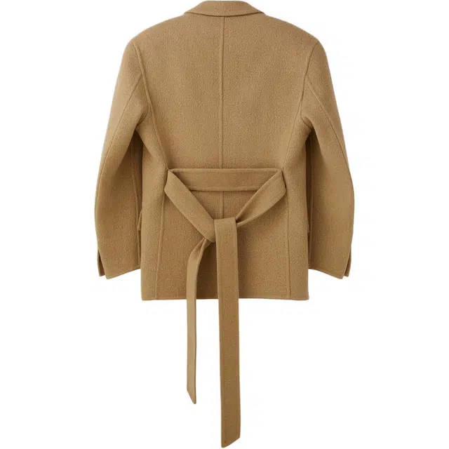RECTO FW24 HANDMADE SINGLE BREASTED OVERSIZED JACKET CAMEL