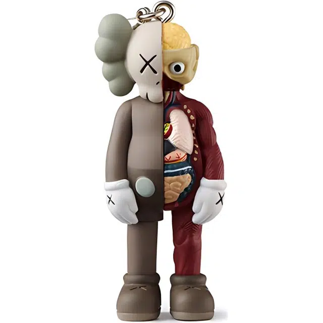 KAWS COMPANION FLAYED KEYHOLDER 3 9cm