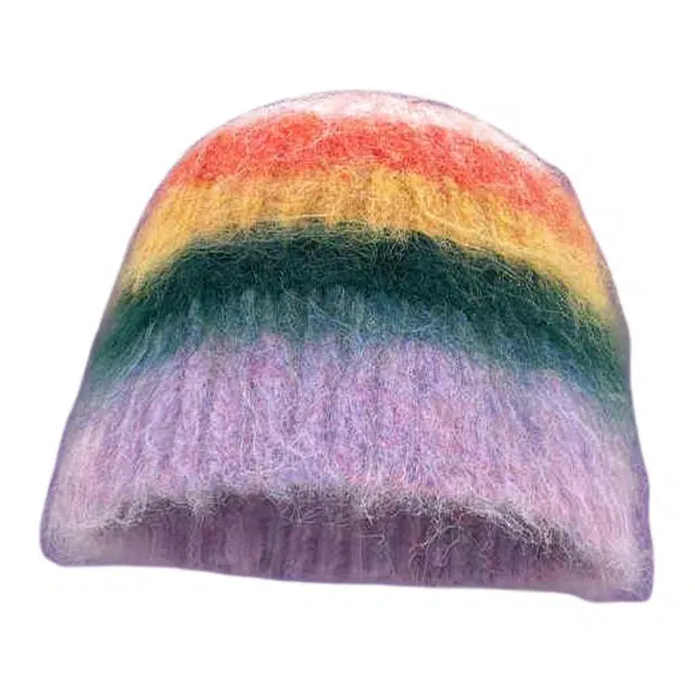 木林森 彩色多巴胺保暖防风显脸小休闲简约百搭 毛线 绒线帽 男女同款情侣款