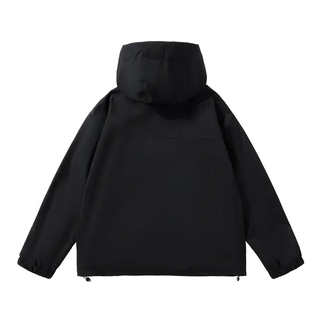 雅鹿  高街百搭工装机能休闲登山露营户外休闲潮牌宽松连帽三防  防水防风耐磨冲锋衣 男女同款