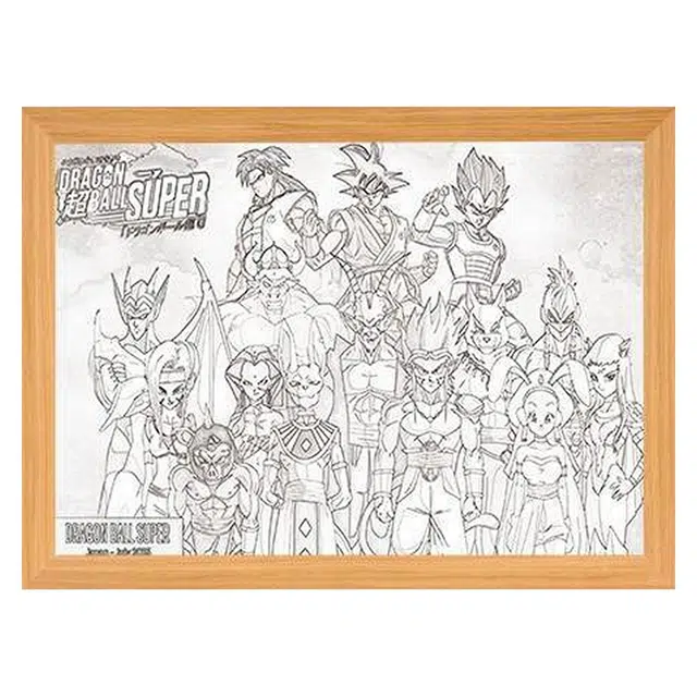 礼莎 七龙珠 卡卡罗特灯光画 创意装饰卧室床头摆件发光小夜灯 动漫周边