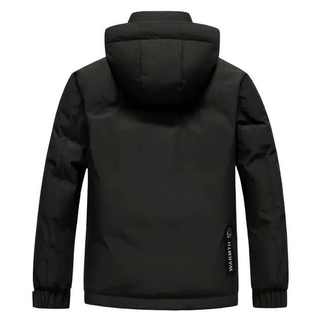 鸭鸭 休闲百搭短款时尚加厚鸭绒羽绒服 男款