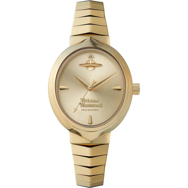 Vivienne Westwood Quartz Watch Gold Dial