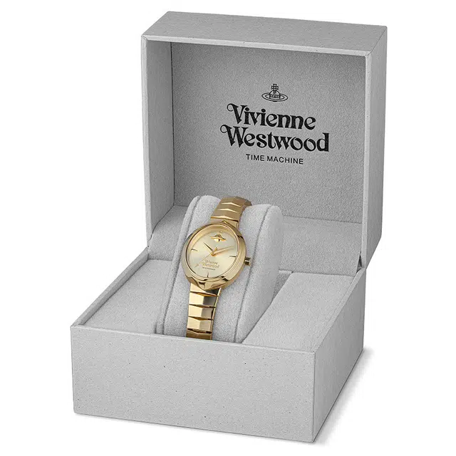 Vivienne Westwood Quartz Watch Gold Dial