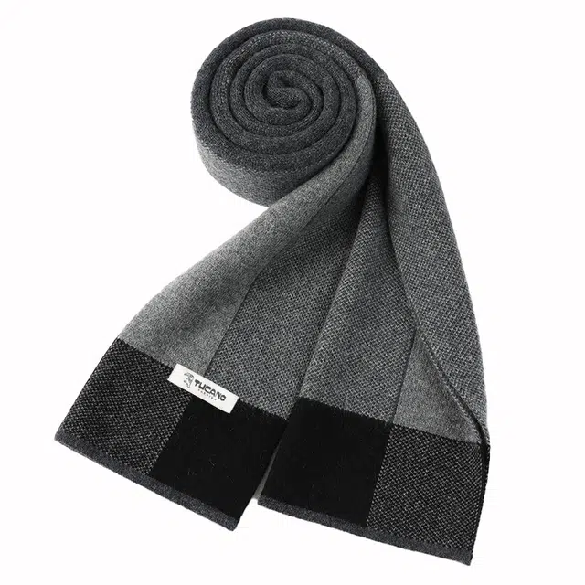 啄木鸟 百搭 高档保暖 绒线围巾 男款
