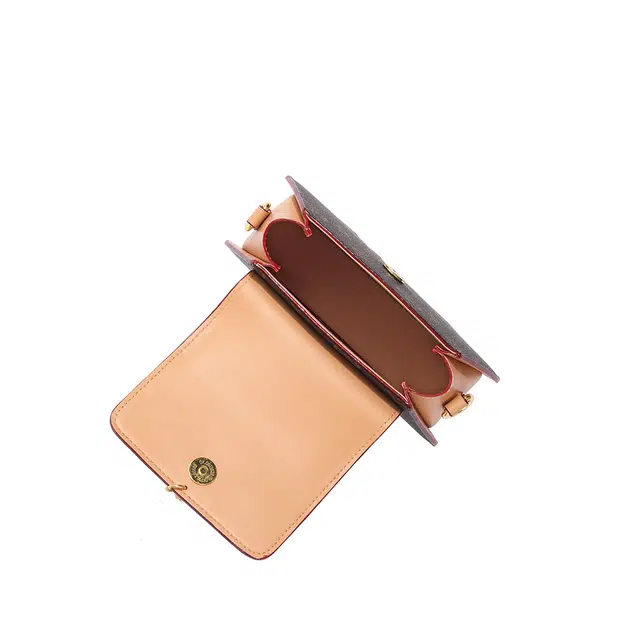 Miss Gail Crossbody Bag White/Brown