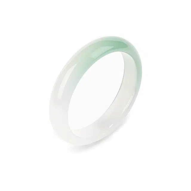 【宽版玉镯】 匠锁心玉 新中式 国潮国风 清冷感 小众轻奢高级感 水润显白 玉髓 手镯 女款