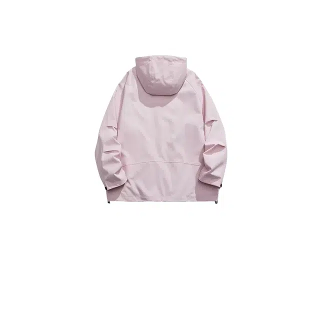 雅鹿  纯色户外时尚百搭长袖纯色  防水防风防紫外线冲锋衣 男女同款