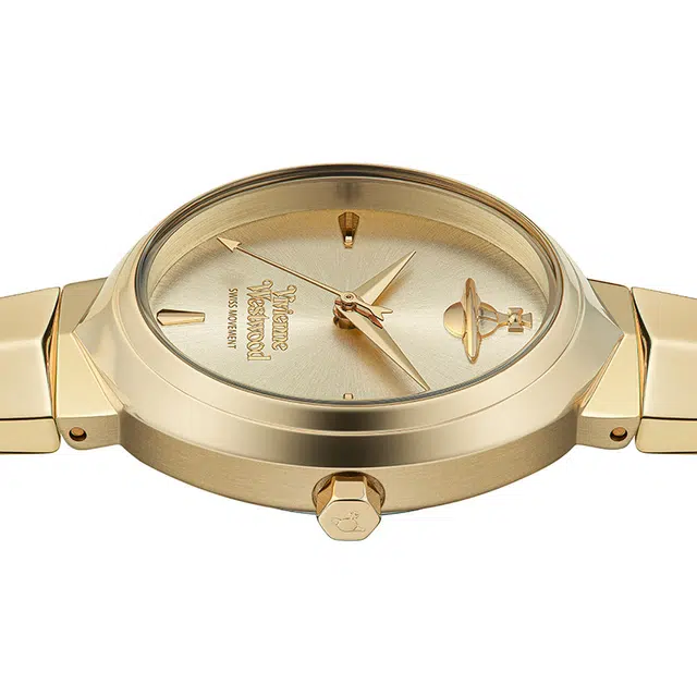 Vivienne Westwood Quartz Watch Gold Dial