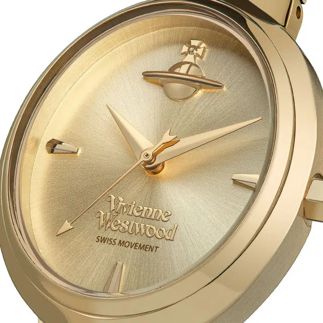 Vivienne Westwood Quartz Watch Gold Dial