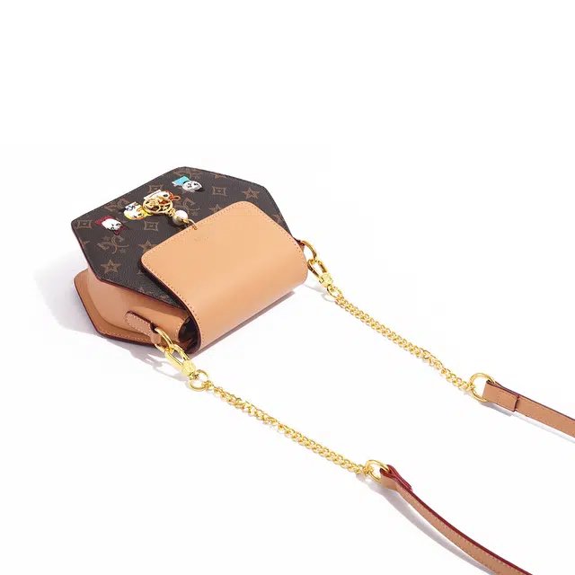 Miss Gail Crossbody Bag White/Brown