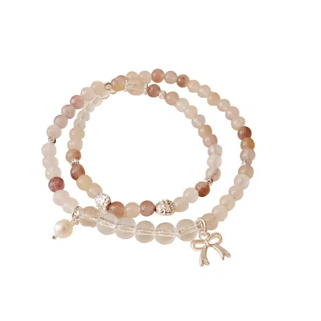 大唐国鼎 水晶蝴蝶 独特设计 彰显个性 小众设计 简约时尚 好运常伴 好事发生 好运 琉璃 手串 女款