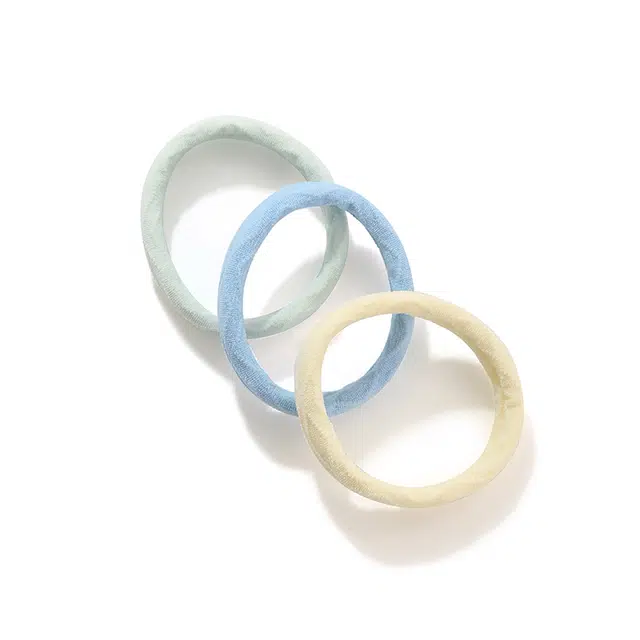 如花梦 糖果色波浪纹毛巾圈 锦纶 头绳 女款