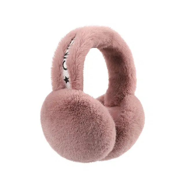 南极人 可爱保暖护耳朵 防风防冻耳暖可折叠加厚 聚酯纤维 耳罩 女款