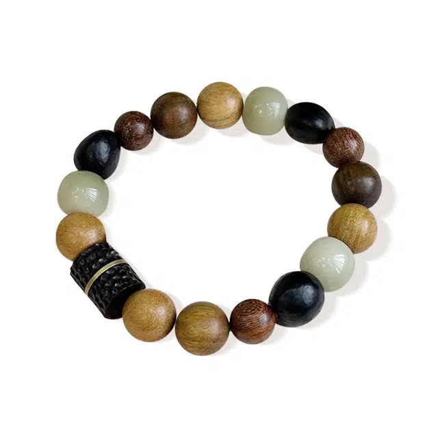 普陀山文创 新中式禅意风多宝清冷感转运纳福佛珠串礼盒转运 菩提根菩提子/菩提籽 手串 男女同款情侣款