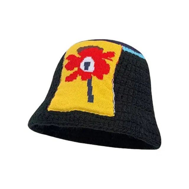 俞兆林 日系复古镂空花朵甜美百搭显脸小 棉 渔夫帽 男女同款情侣款