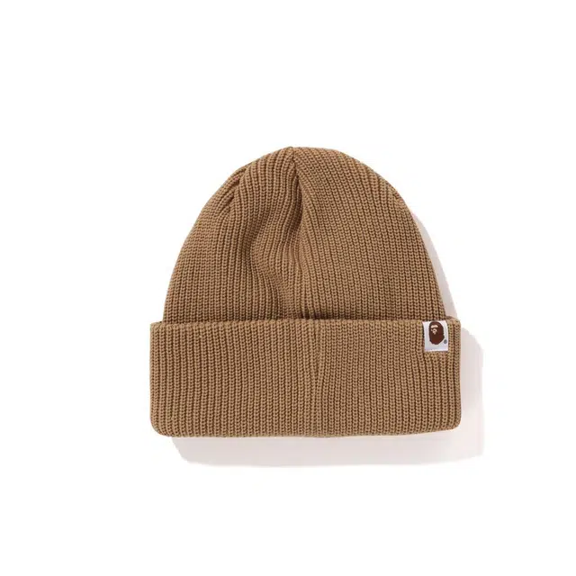 A Bathing Ape Ape Head Patch Beanie