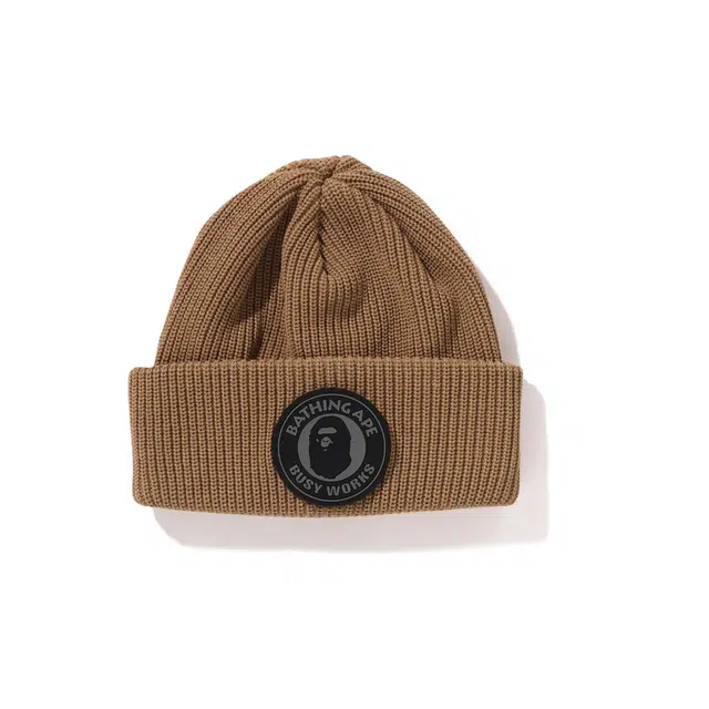 A Bathing Ape Ape Head Patch Beanie