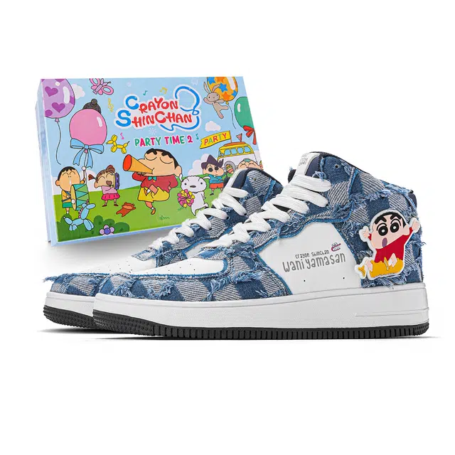 Crayon Shinchan High-Top Sneakers