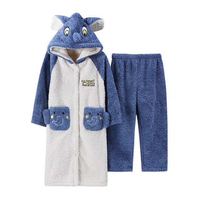 欧诗帛 高级感加厚舒适透气睡衣套装 女款 图色