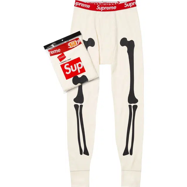 Supreme x Hanes Bones Thermal Pant