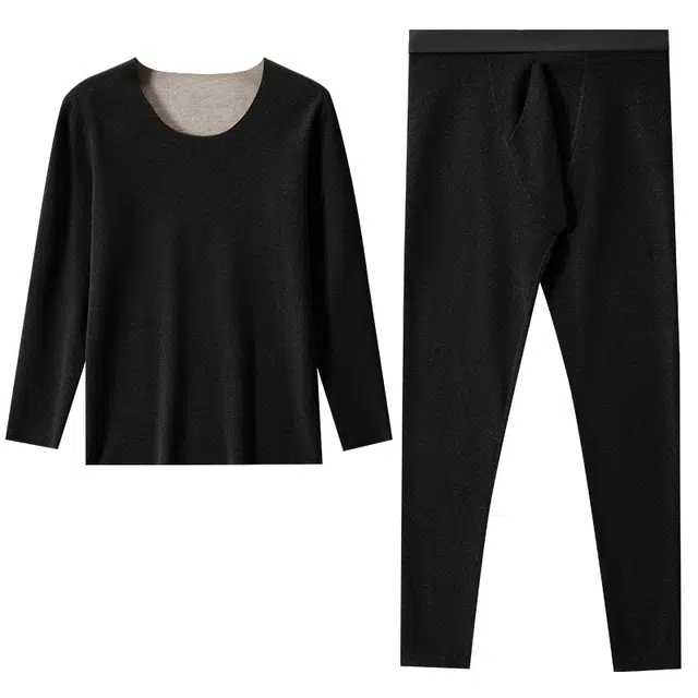 恒源祥 发热加厚无痕打底保暖套装 男款