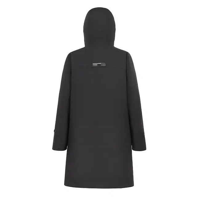 高梵 奢华户外科技纯色舒适保暖羽绒服 男女同款 黑色