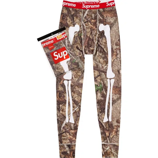 Supreme x Hanes FW24 WEEK9 Bones Thermal Pant