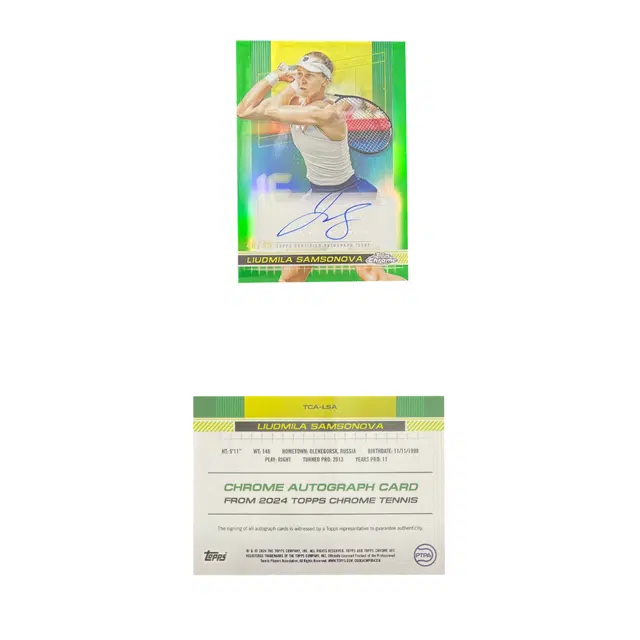 Topps 2024 Chrome Tennis 4899