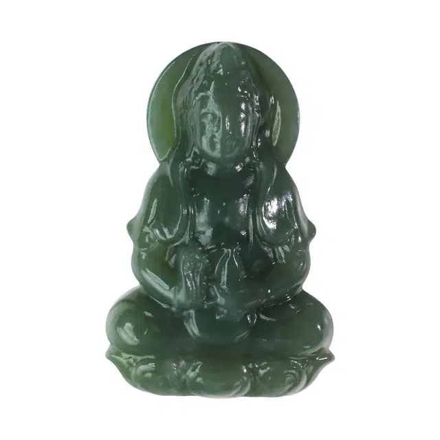 玉见青姐 和田玉平安宝瓶观音挂件古风中式典雅大气 吊坠 青玉 男女同款情侣款