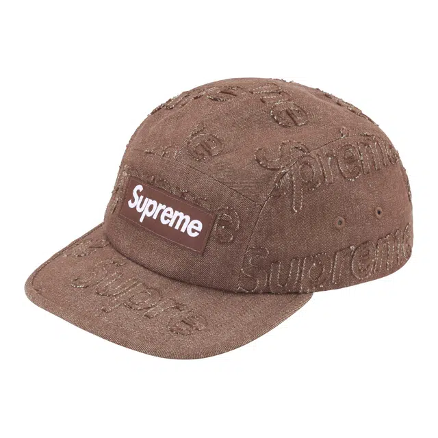 Supreme FW24 WEEK 9 Lasered Denim Camp Cap -