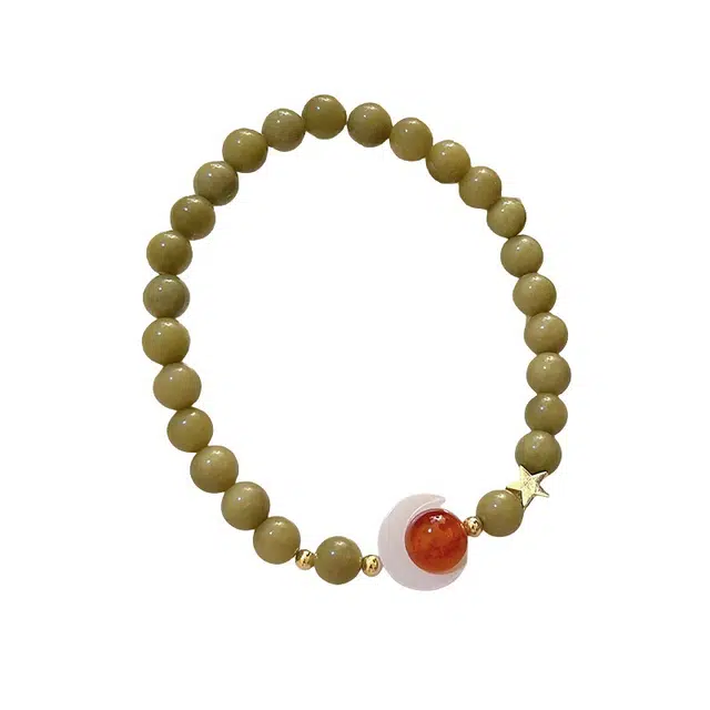 好银坊 <逆袭之路> 暴富暴瘈搞钱要紧 气质简约时尚百搭 #好运 玛瑙 手链 女款