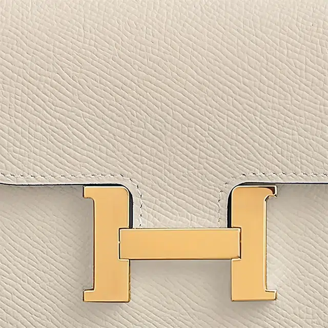 HERMES Constance Slim Epsom 10 Craie