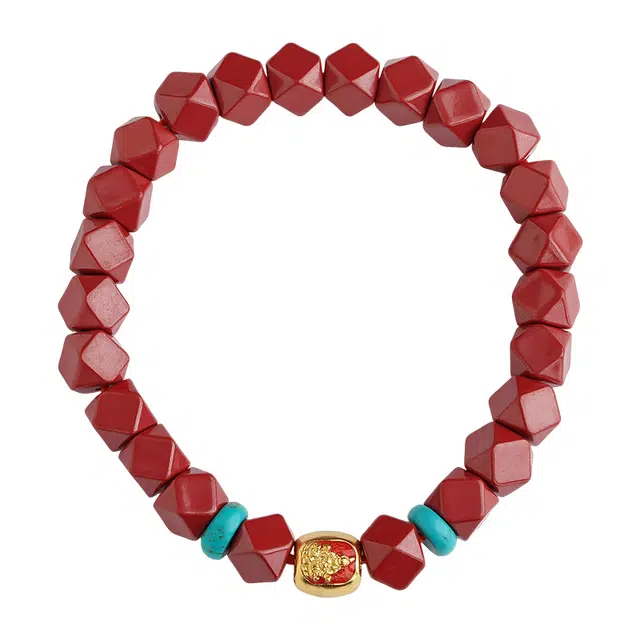 布达拉宫 爱情美满转运珠 朱砂 手串 男女同款情侣款