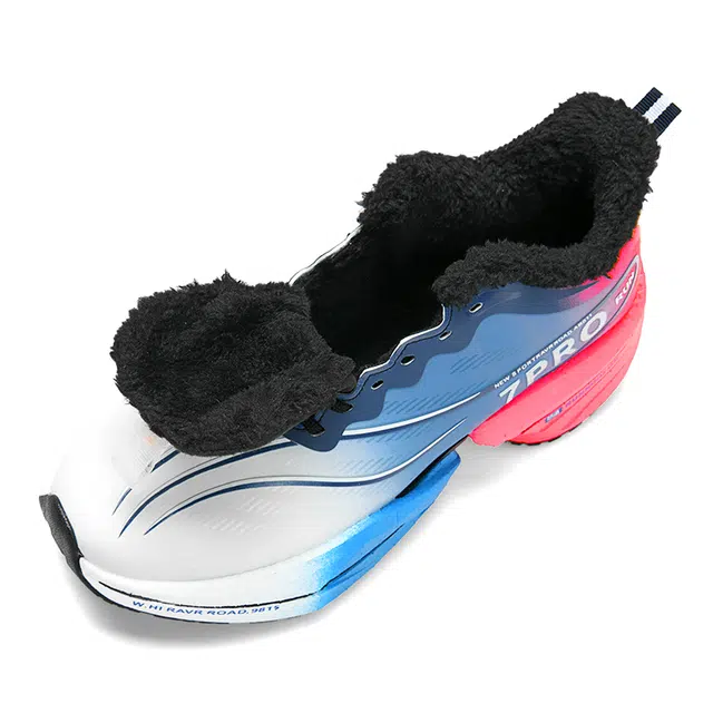 金莱克 时尚舒适百搭减震防滑耐磨 低帮 碳板 休闲跑步鞋 男女同款 蓝色