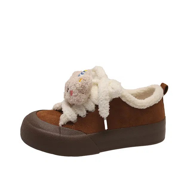 小鹿米利 加厚舒适运动 防滑耐磨保暖 低帮 生活休闲鞋 女款