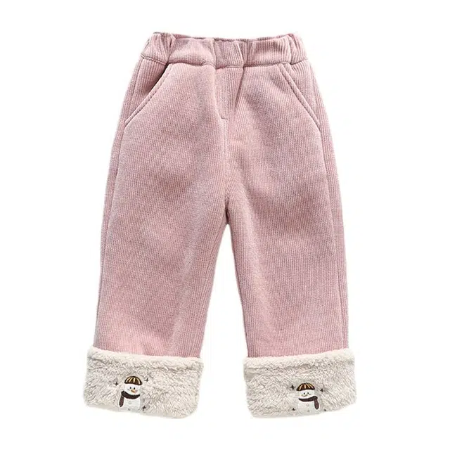 中小童 木木兔 轻盈舒适柔软百搭针织运动裤 粉色