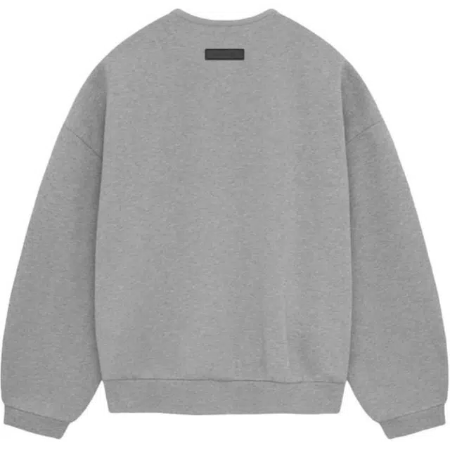 Fear of God Essentials SS24 Crewneck Sweater Dark Heather Oatmeal