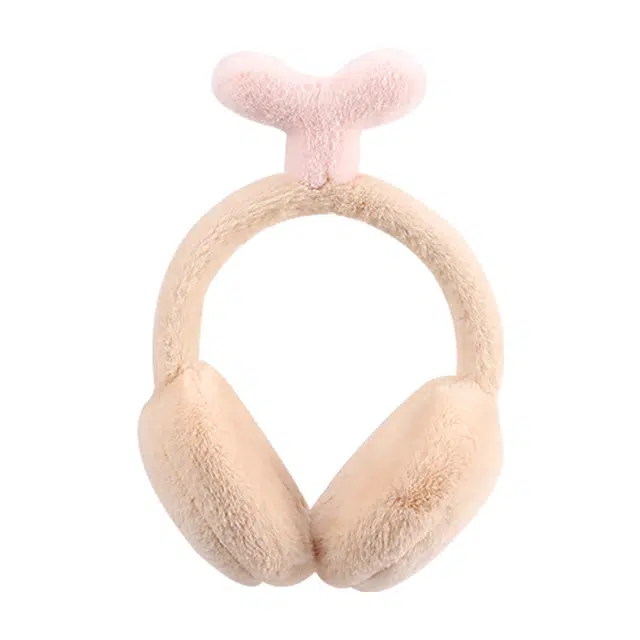 南极人 秋冬季加绒耳套保暖冬天骑车防寒耳捂护耳暖防风防冻耳包可爱 毛绒 耳罩 女款