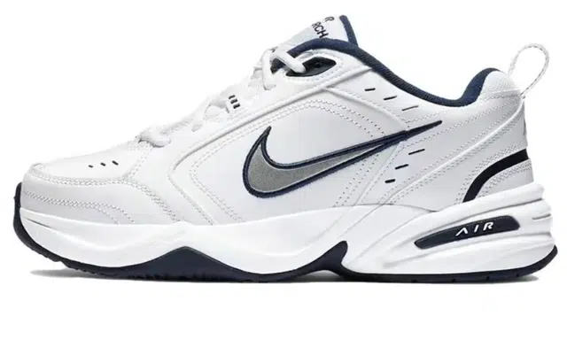 Nike Air Monarch 4 White Navy 313